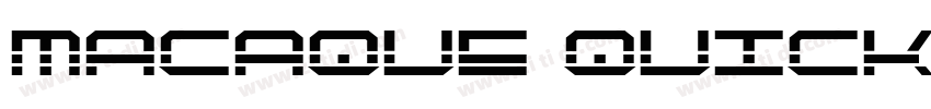 macaque quick字体转换